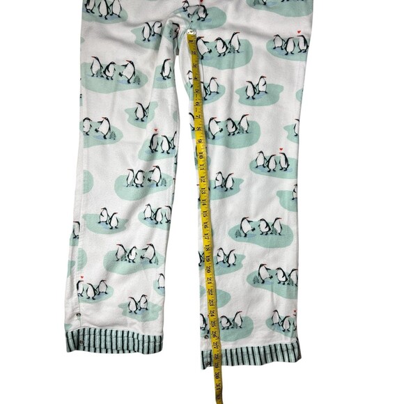 Munki Munki Button-Front Top & Bottom Penguin Print Pajama Set Size S - Picture 13 of 16